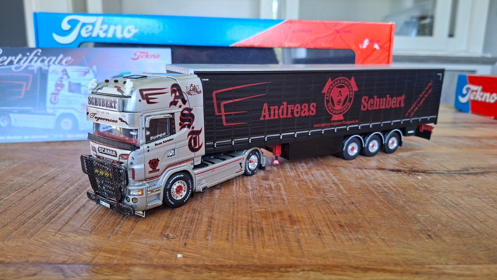 Scania schubert tekno, Ophalen of Verzenden, Nieuw, Bus of Vrachtwagen, Tekno