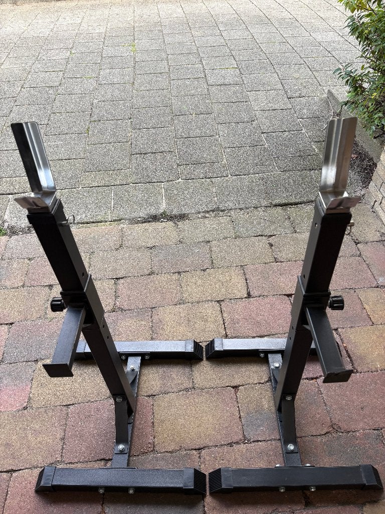 squat rack, Sport en Fitness, Ophalen, Gebruikt, Krachtstation, Metaal