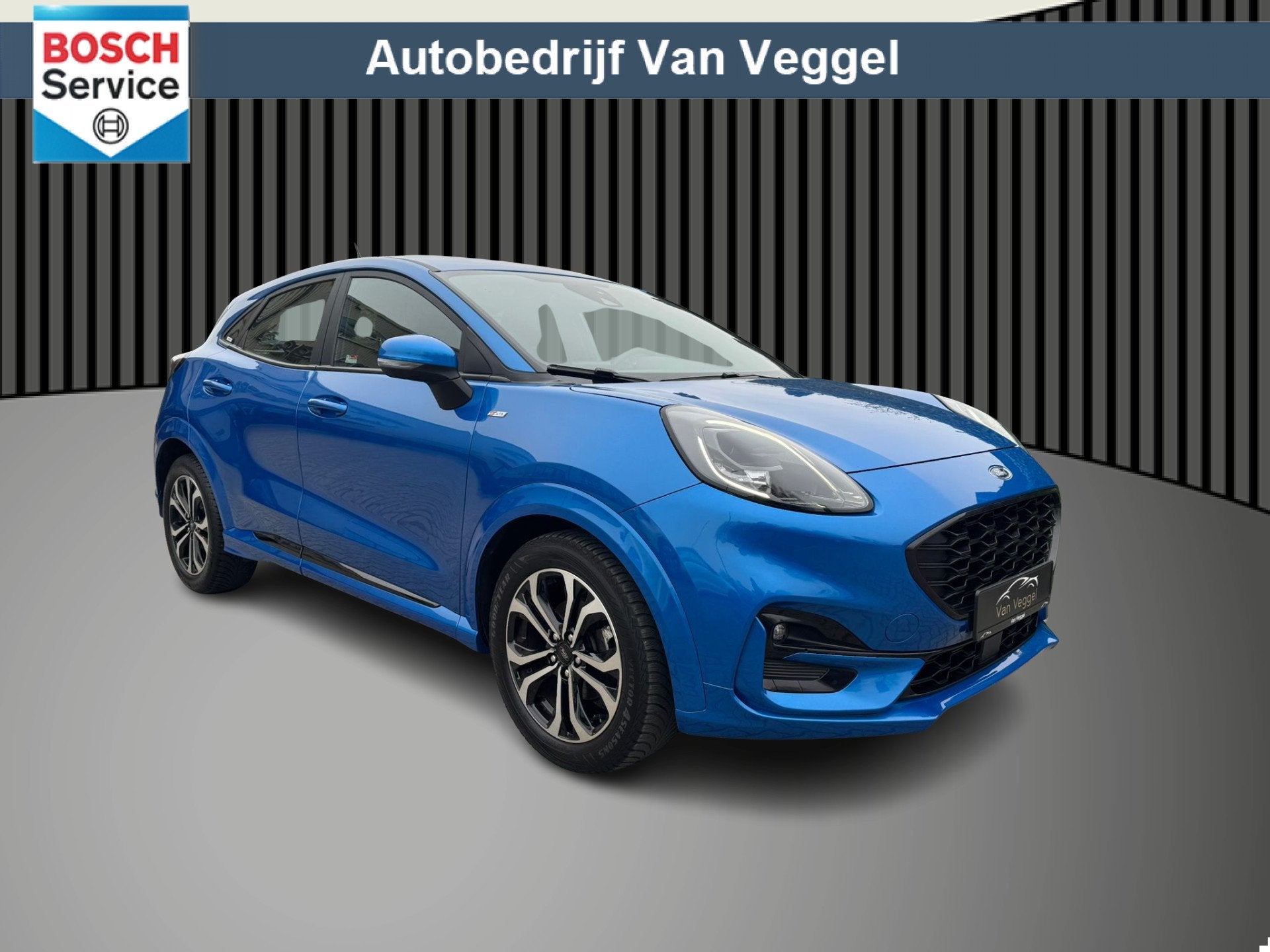 Ford Puma 1.0 EcoBoost Hybrid ST-Line virtual cockpit, stoel, Auto's, Voorwielaandrijving, Stof, Blauw, Bedrijf