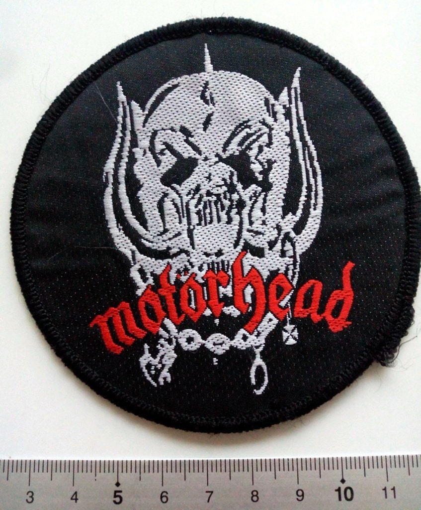 Motorhead vrij zeldzame vintage 1990 snaggletooth patch 185, Ophalen of Verzenden, Nieuw, Kleding