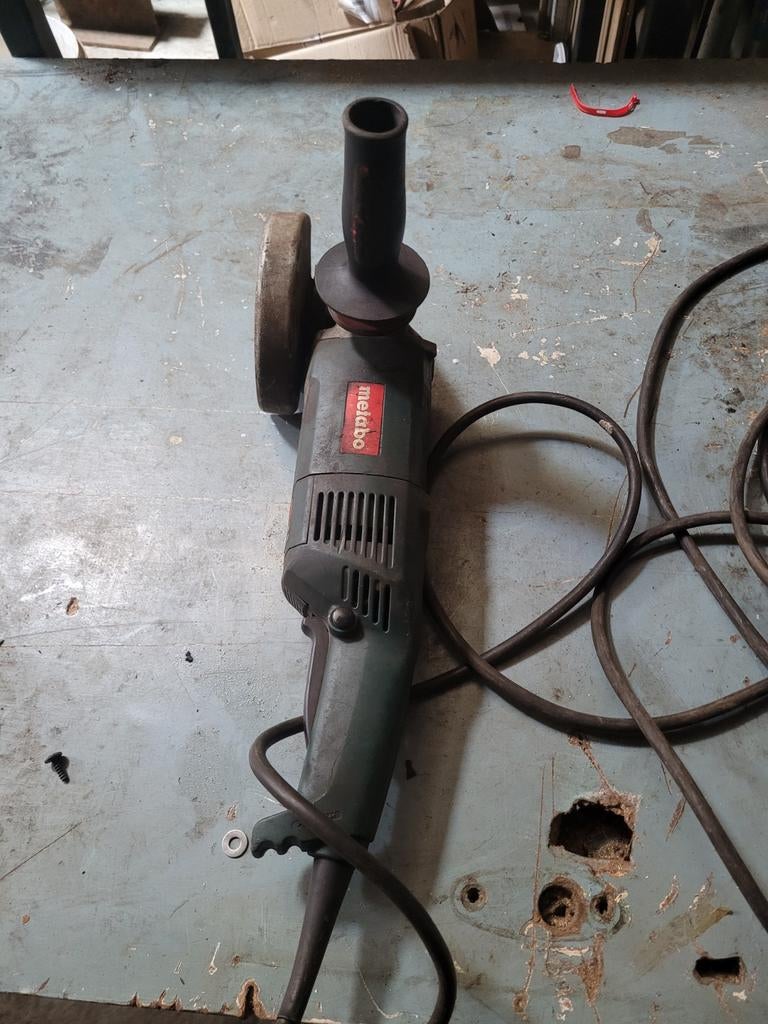 Metabo haakse slijper, gebruikt, Doe-het-zelf en Verbouw, Gereedschap | Slijpmachines, Ophalen of Verzenden