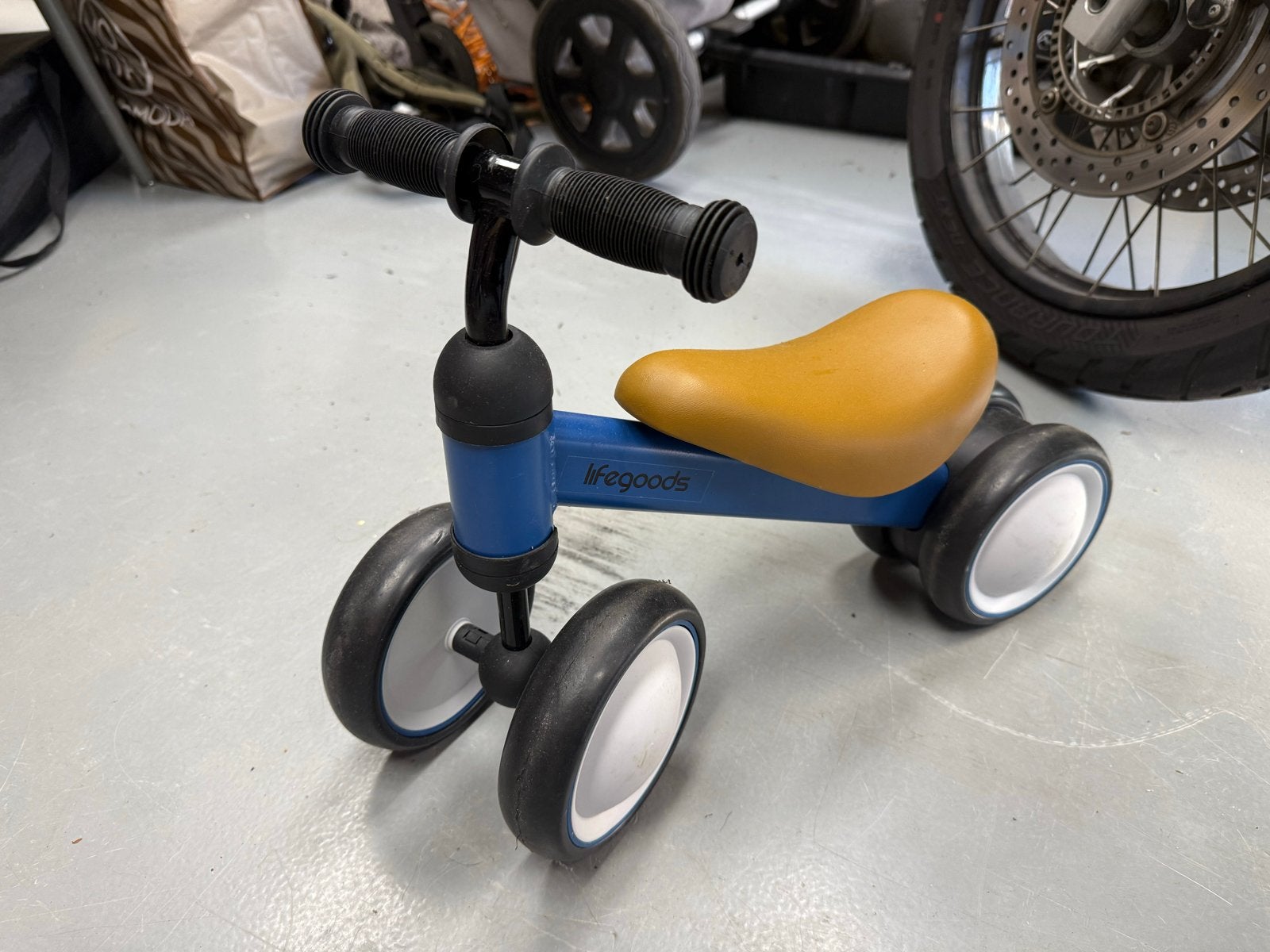 Loopfietsje Lifegoods - Blauw, Ophalen, Zo goed als nieuw, Loopfiets