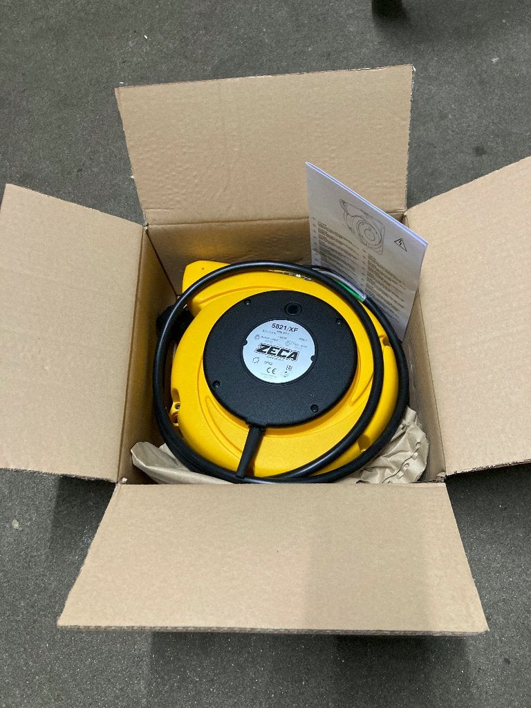 Zeca kabelhaspel nieuw t.b.v. krachtstroom, Verzenden, Nieuw, Overige merken, Kabel of Snoer