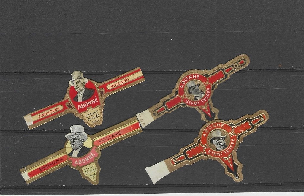 klassiek blad 416   ABONNE sigarenbanden, Ophalen of Verzenden, Zo goed als nieuw, Sigarenbandjes