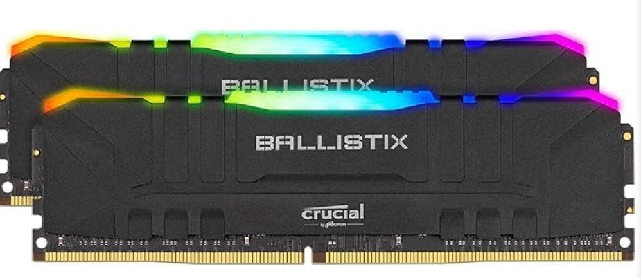 Crucial Ballistix RGB, DDR4, 16Gb (8GBx2), 3200 MHz, DDR4, Ophalen of Verzenden, Zo goed als nieuw, Desktop
