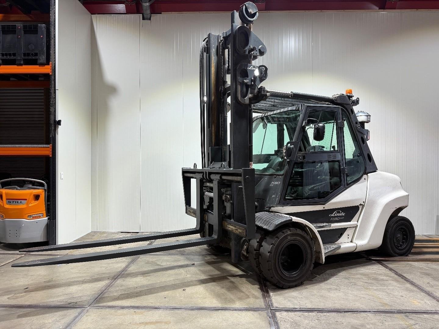 Linde H80D 900 2018 vorkversteller sideshift Deutz Diesel ca