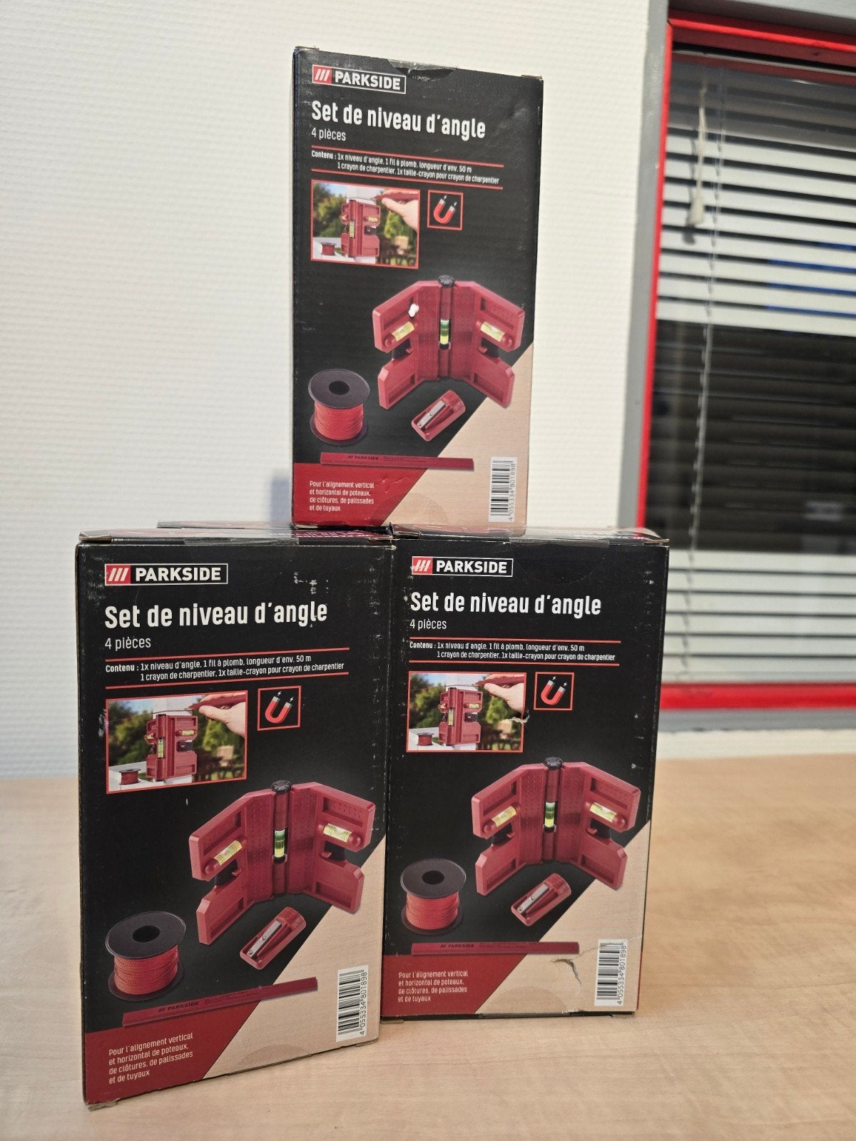 Parkside Hoekwateerpas-set - 4-delig voor schutting/muur, Ophalen of Verzenden