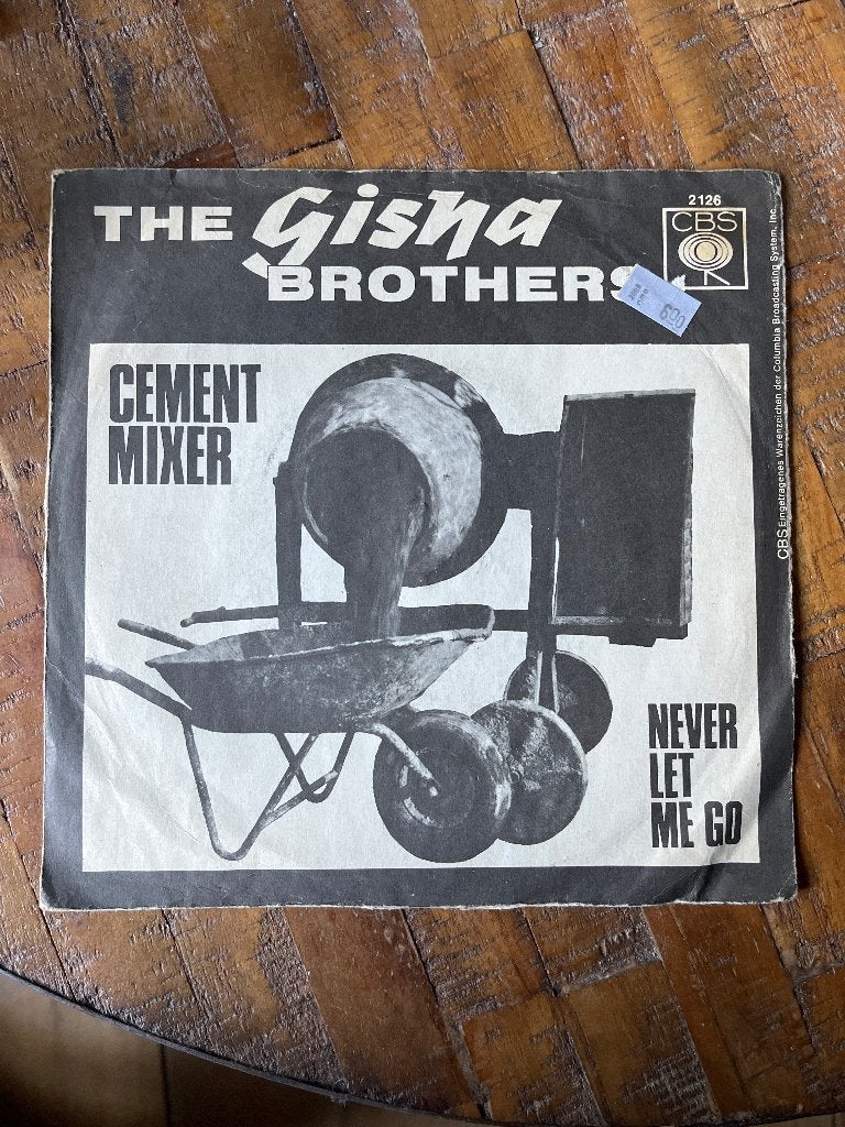 The Gisha Brothers - Cement Mixer (DE, 1966), Gebruikt, 7 inch, Ophalen of Verzenden, Fotohoes