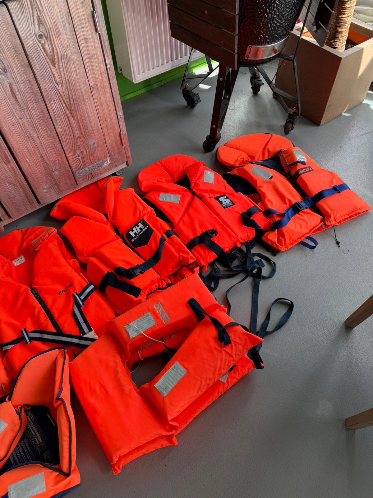 Reddingsvesten 10 stuks, Watersport en Boten, Ophalen, Zo goed als nieuw, Dame of Heer, Reddingsvest of Zwemvest