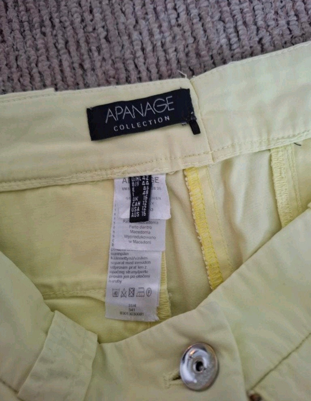 Apanage Collection Gele Broek Maat 42, Maat 42/44 (L), Ophalen of Verzenden, Lang, Gedragen