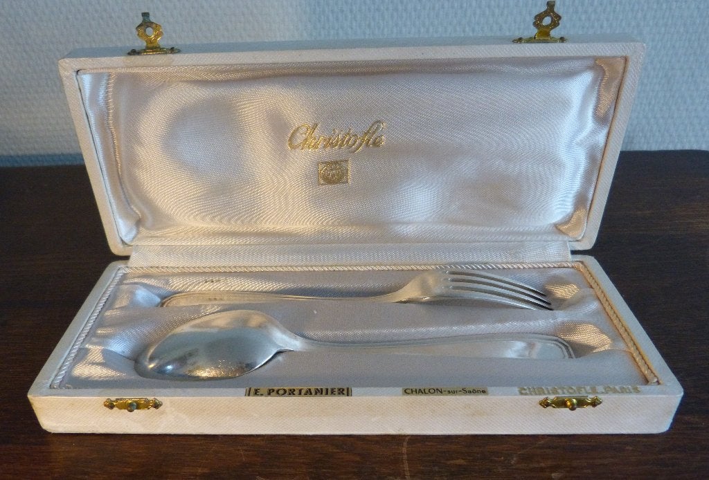 Christofle bestekset, lepel en vork, Verzenden