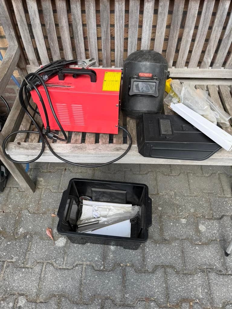 Lasapparaat topcraft tvm45/140. Met toebehoren., Ophalen, Zo goed als nieuw, Minder dan 150 ampère, Elektroden