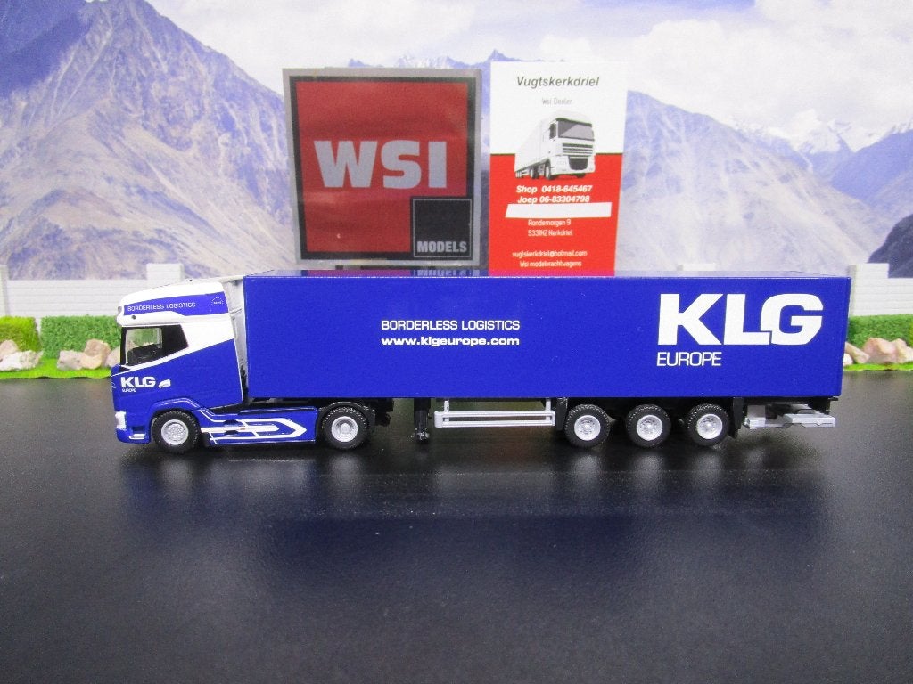 nieuw wsi 71-2047 schaal 1.87 daf xg+ klg europe, Hobby en Vrije tijd, Modelauto's | 1:87, Ophalen, Nieuw, Bus of Vrachtwagen