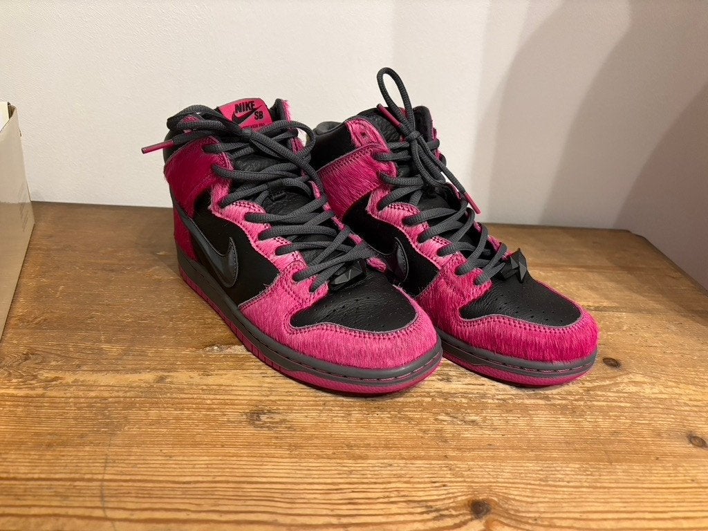 Nike Sb Dunk High QS schoenen - Active Pink/Black - mt 38, Nike, Nieuw, Ophalen of Verzenden, Sneakers of Gympen