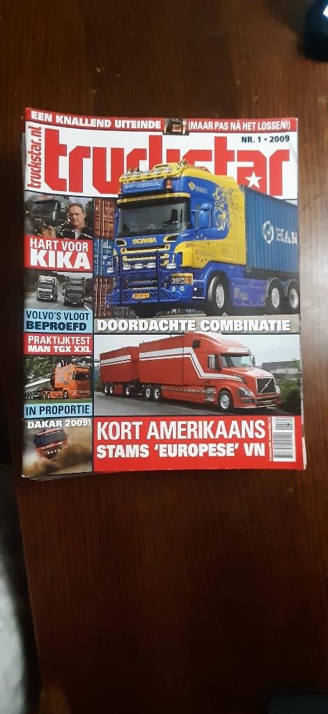 Truckstar magazine jaargang 2009 niet compleet nette nieuwst, Ophalen of Verzenden, Zo goed als nieuw, Truckstar, Vrachtwagen