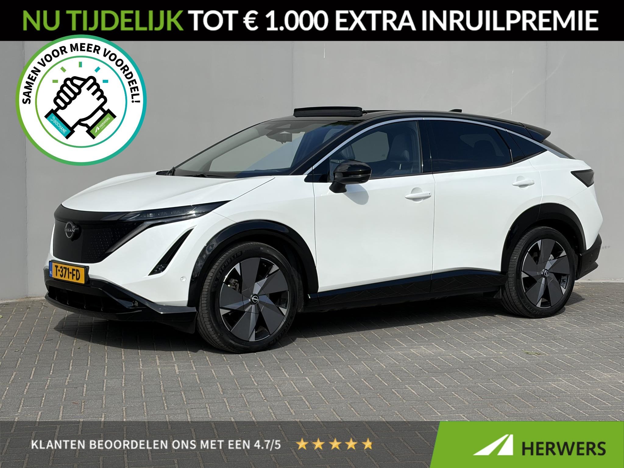 Nissan Ariya Evolve 91 kWh / SOH 99% / Stoelverwarming voor