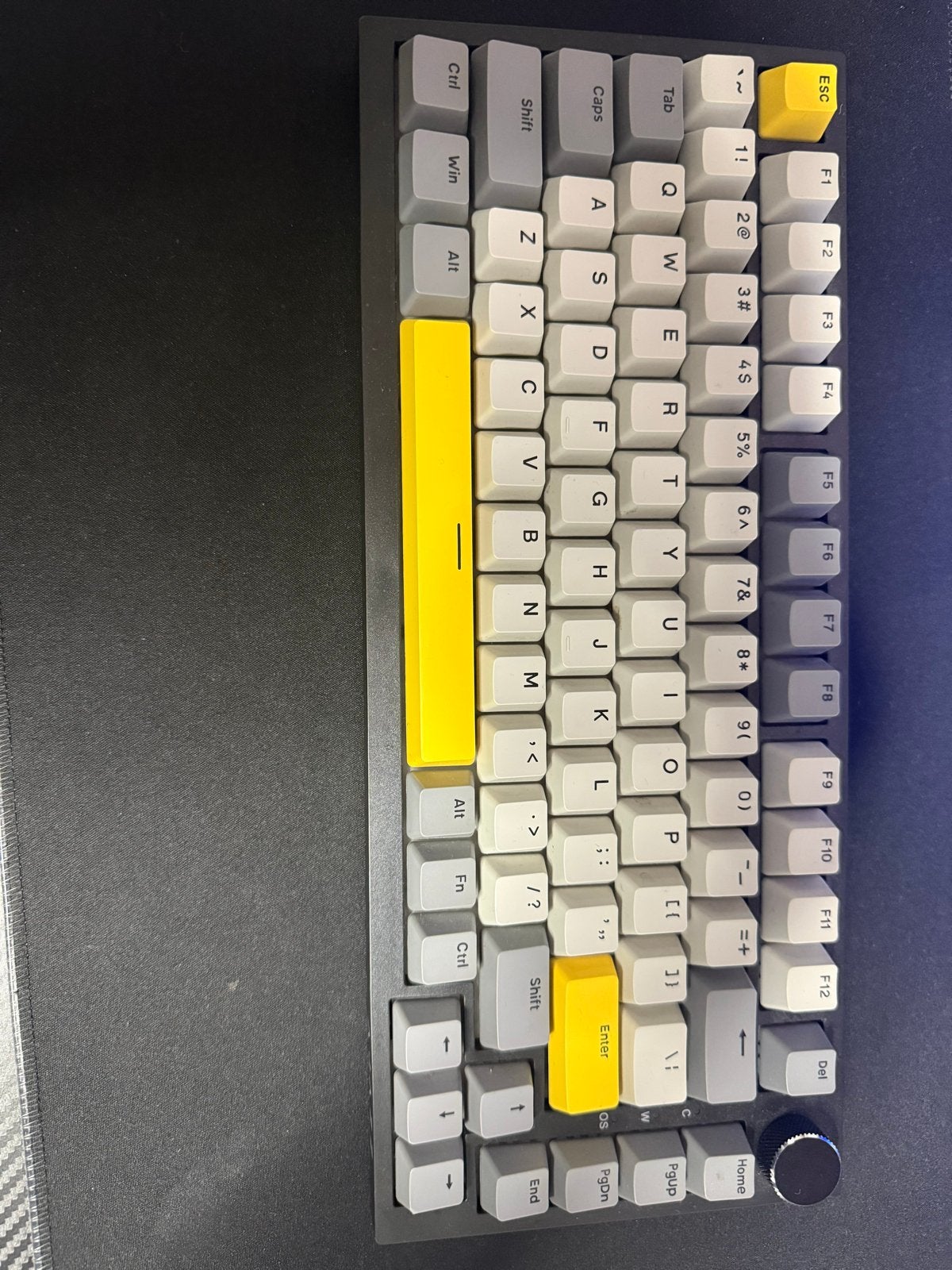 AJAZZ Mechanisch Toetsenbord - Qwerty, Draadloos/Bedraad, Ophalen, Hot-swappable, Zo goed als nieuw, Draadloos