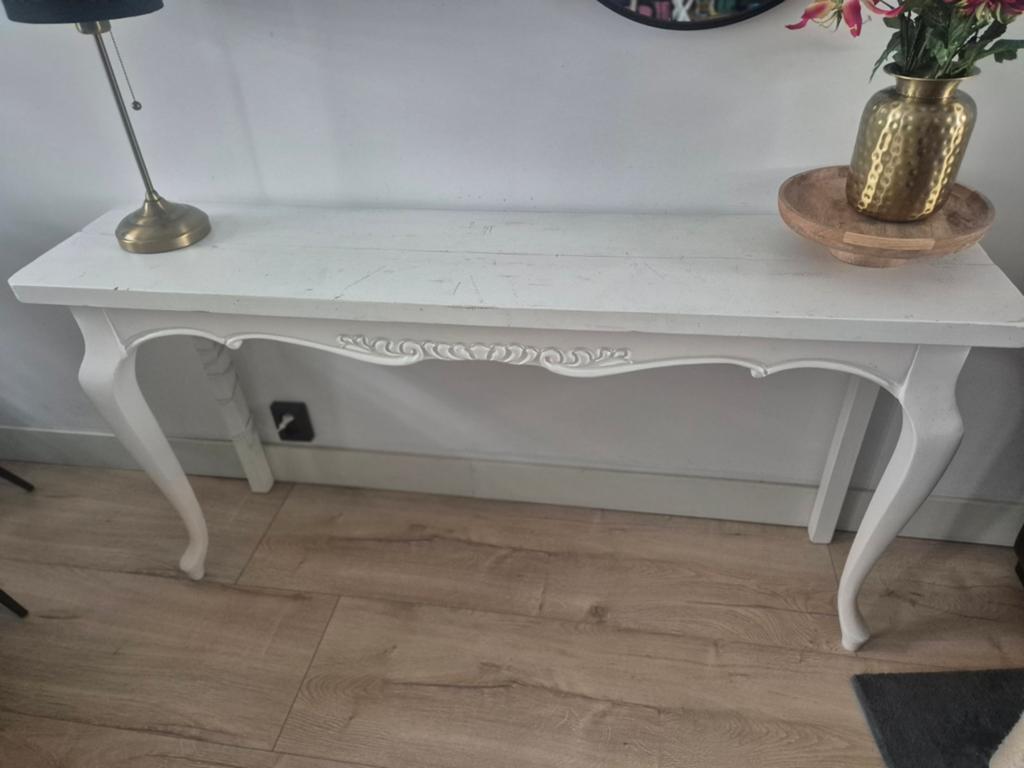 Barok sidetable, Gebruikt, 100 tot 150 cm, Ophalen of Verzenden, 25 tot 50 cm