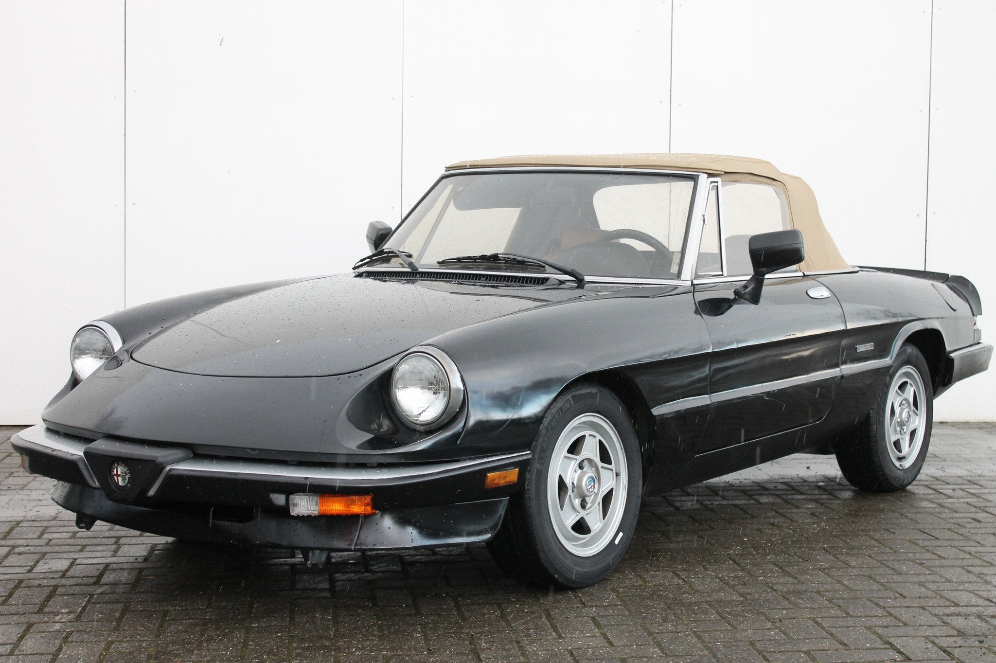 Alfa Romeo Spider 2.0 Injection Aerodinamica (bj 1987), Gebruikt, Cabriolet, Spider, Zwart