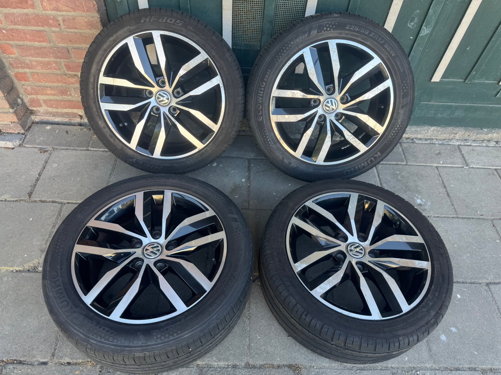 Origineel Volkswagen velgen Golf 7 8 Caddy Madrid 225 45 17, Gebruikt, Total car expert, Banden en Velgen, Ophalen of Verzenden