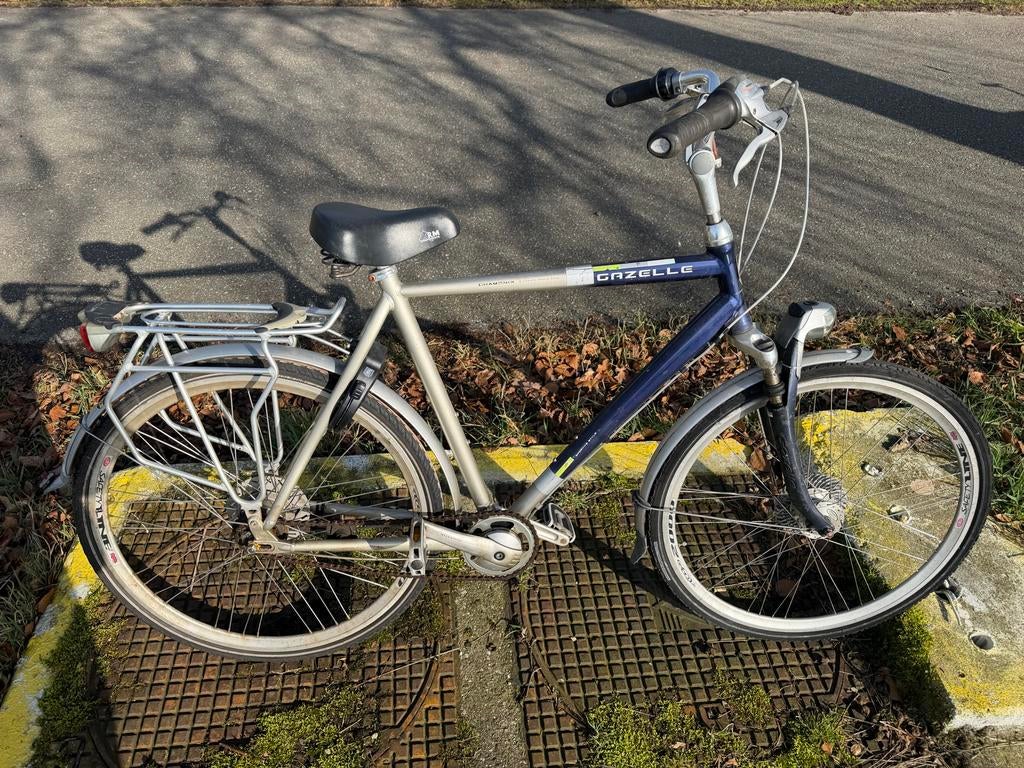 Gazelle stadsfiets - Gebruikt, goede staat, Fietsen en Brommers, Fietsen | Heren | Herenfietsen, Ophalen, Gebruikt, Gazelle, Versnellingen