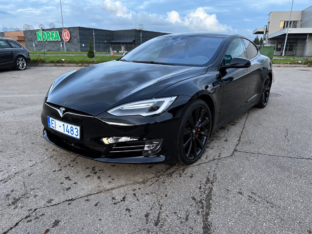 Tesla Model S P85D 772PK |Gratis Supercharging SC01 |, Auto's, Automaat, Model S, Zwart, Leder