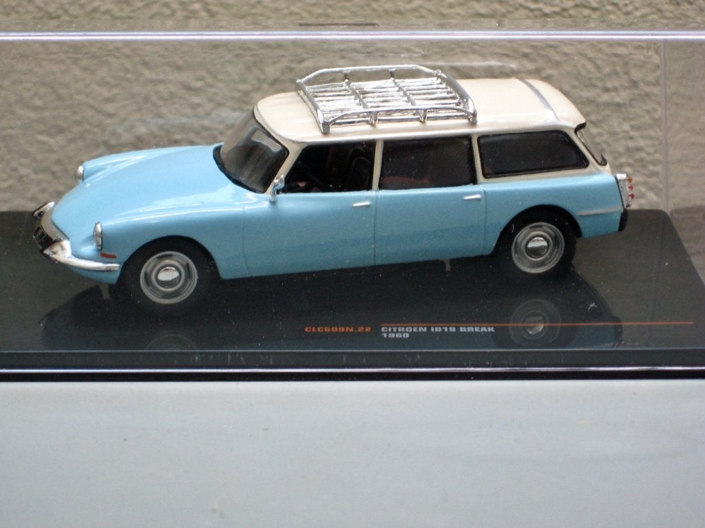 Citroen ID 19 Break 1962 blauw Ixo 1:43, Hobby en Vrije tijd, Modelauto's | 1:43, Ophalen of Verzenden, Nieuw, Auto, Overige merken