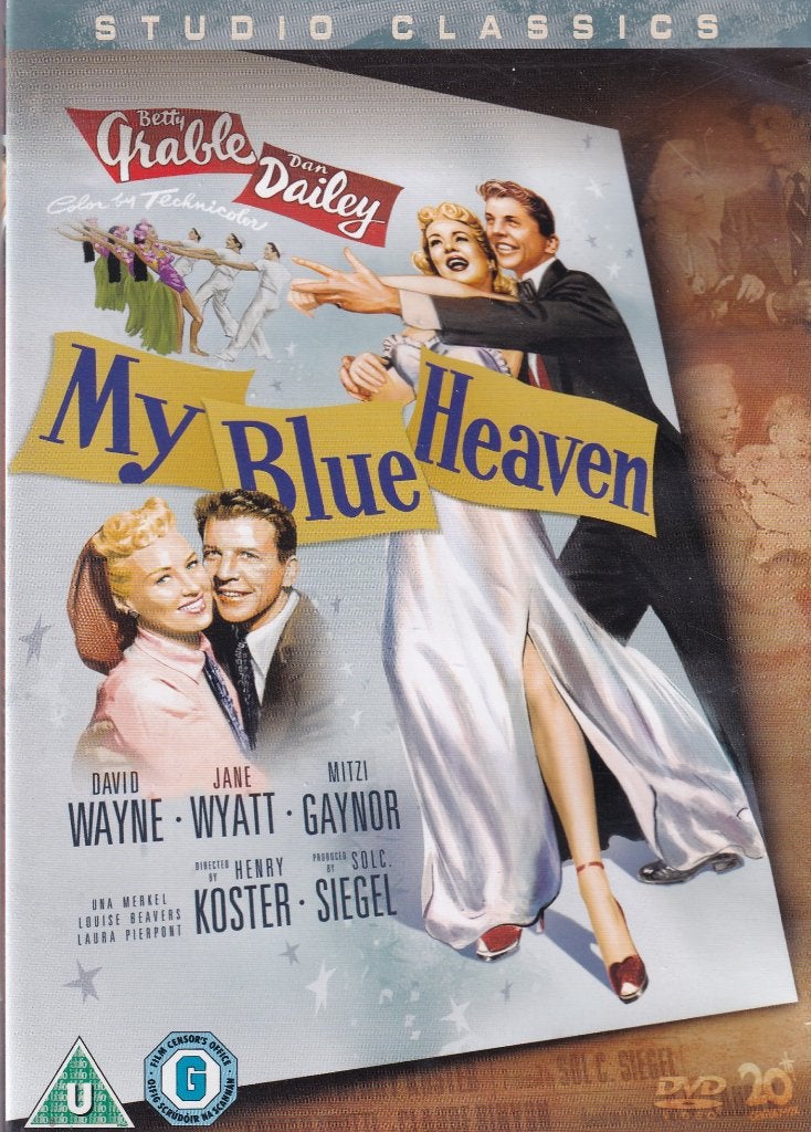 Te koop dvd my blue heaven   (nieuwe dvd), Alle leeftijden, Nederlands, Ophalen of Verzenden, 1940 tot 1960
