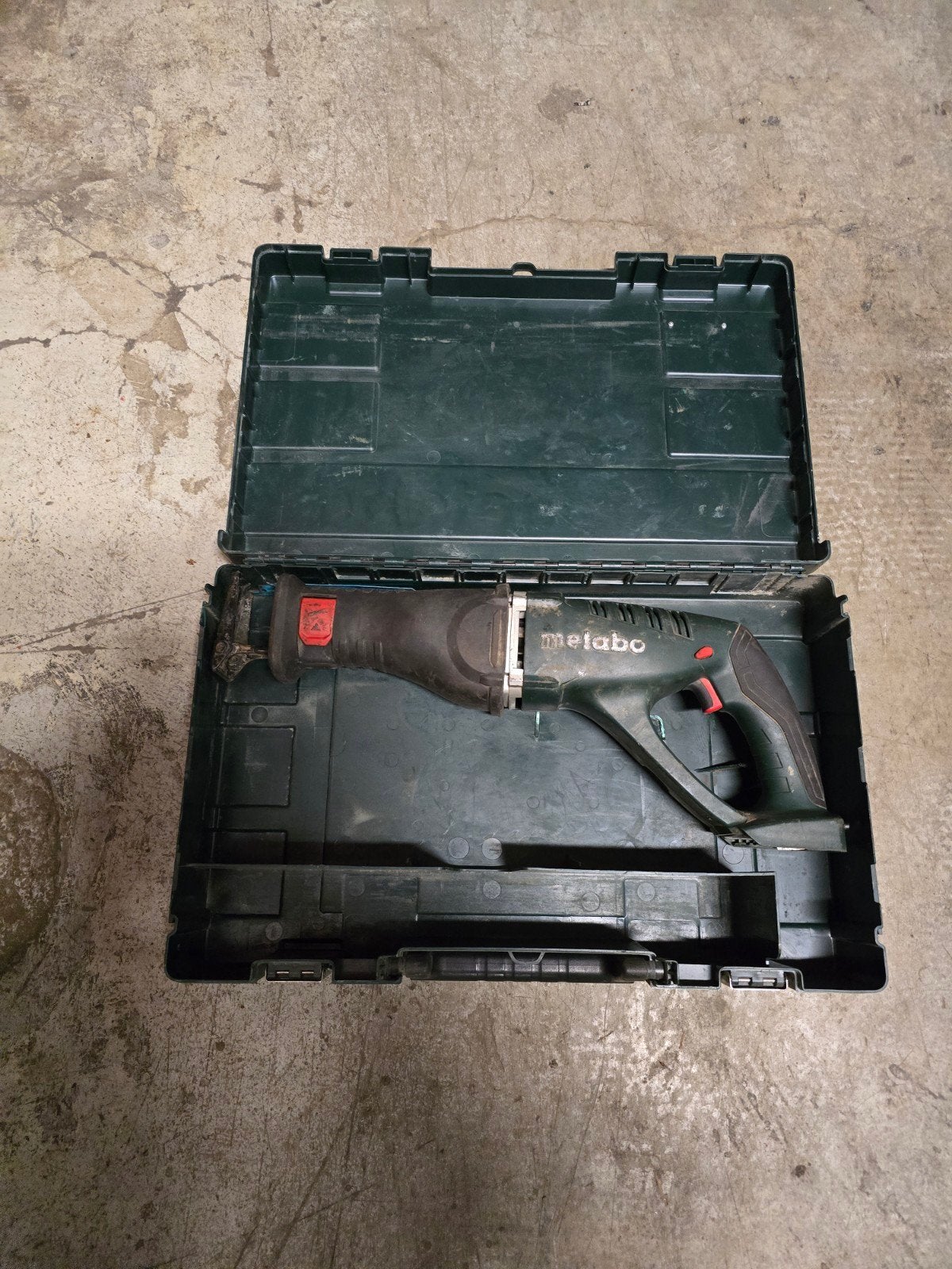 Metabo ASE18LTX accu reciprozaag body 18v, Ophalen of Verzenden, Gebruikt, Reciprozaag