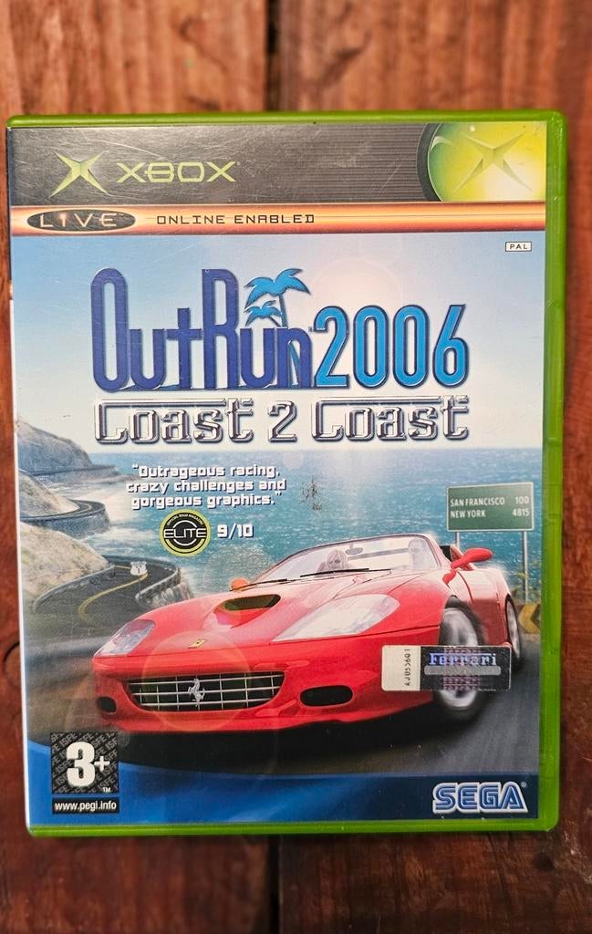 Outrun 2006 Coast 2 Coast - Xbox Classic - Compleet!, Spelcomputers en Games, Ophalen, Gebruikt, Racen en Vliegen, 2 spelers