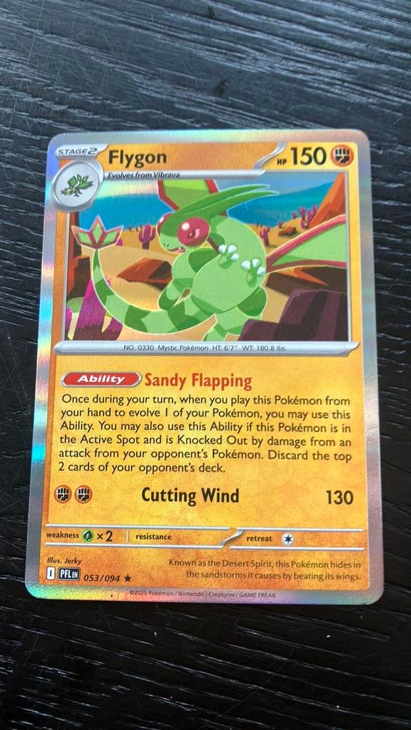 Flygon 053/094 Holofoil Pokemonkaart, Ophalen of Verzenden, Nieuw, Losse kaart