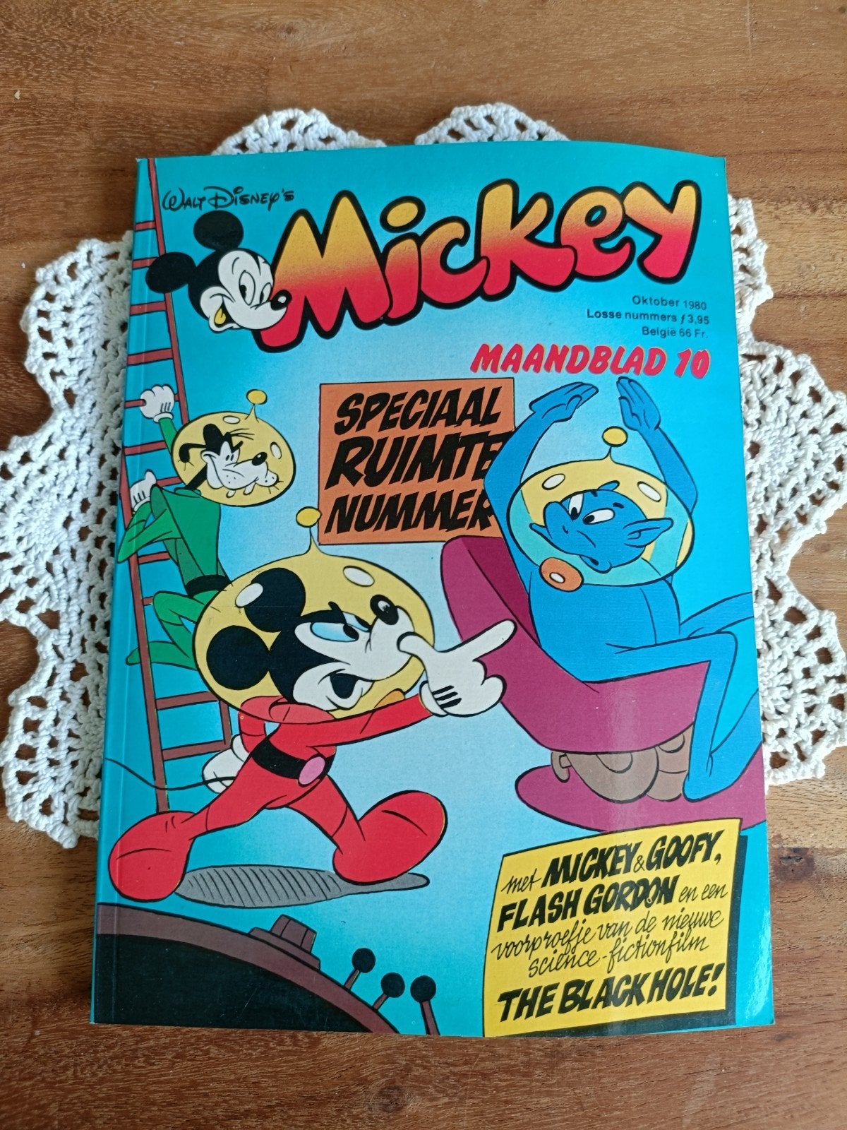 Mickey Maandblad 10 - Oktober 1980 - Speciaal Ruimtenummer, Boeken, Ophalen of Verzenden, Gelezen