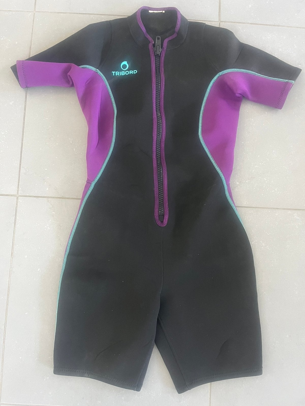 Tribord neopreen dames wetsuit/shorty maat S, Watersport en Boten, Ophalen of Verzenden, Zo goed als nieuw, Dame, Wetsuit