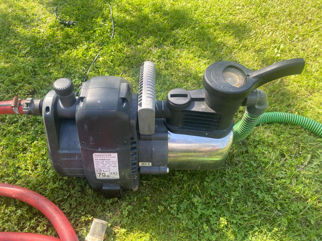 Gardena / Husqvarna 6000/6 inox hydrofoorpomp / tuinpomp, Tuin en Terras, Ophalen of Verzenden, Gebruikt, Elektrisch, Hydrofoorpomp