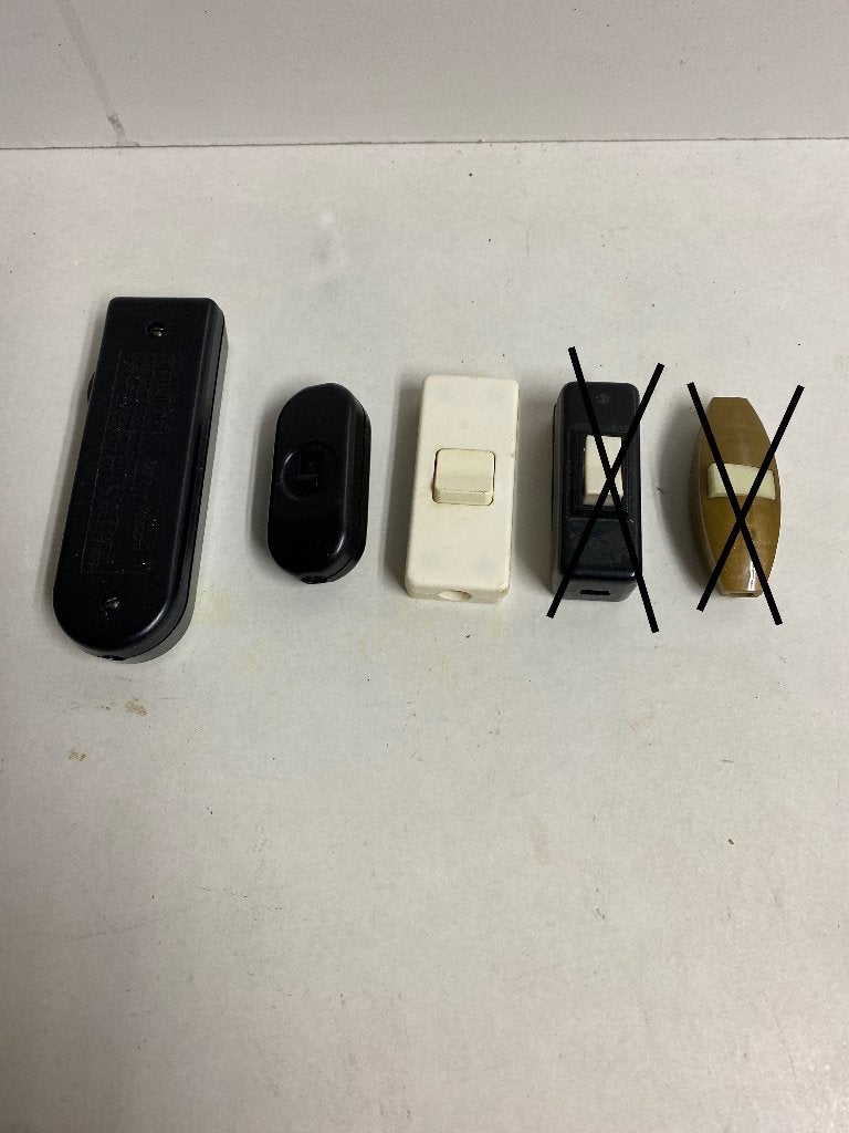 Diverse schakelaars voor lampen en apparaten, Ophalen of Verzenden, Gebruikt, Overige merken, Schakelaar