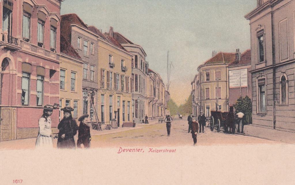 GA1322 Deventer keizerstraat Olst Wijhe Wilp Achterhoek, Verzamelen, Ansichtkaarten | Nederland, Verzenden, Voor 1920, Ongelopen