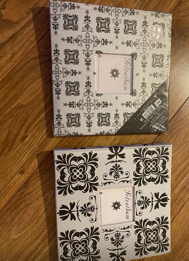 Nieuw Fotoalbum met Zwart-Wit Patroon - Perfect voor Herinne, Overige merken, Zwart, Nieuw, Ophalen of Verzenden