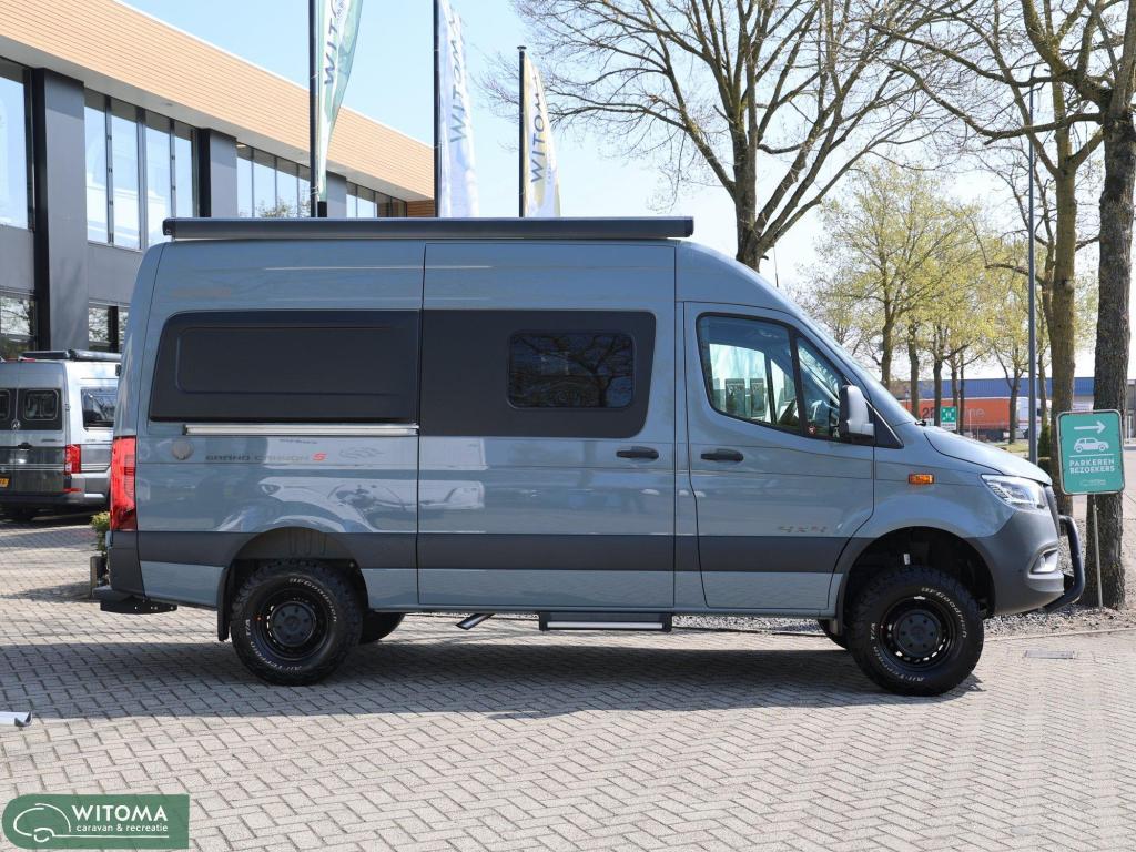 HYMER Grand Canyon S 600 4x4 camper FACELIFT MODEL Bamboo, Caravans en Kamperen, Campers, Automaat, Ringverwarming, Bedrijf, Diesel