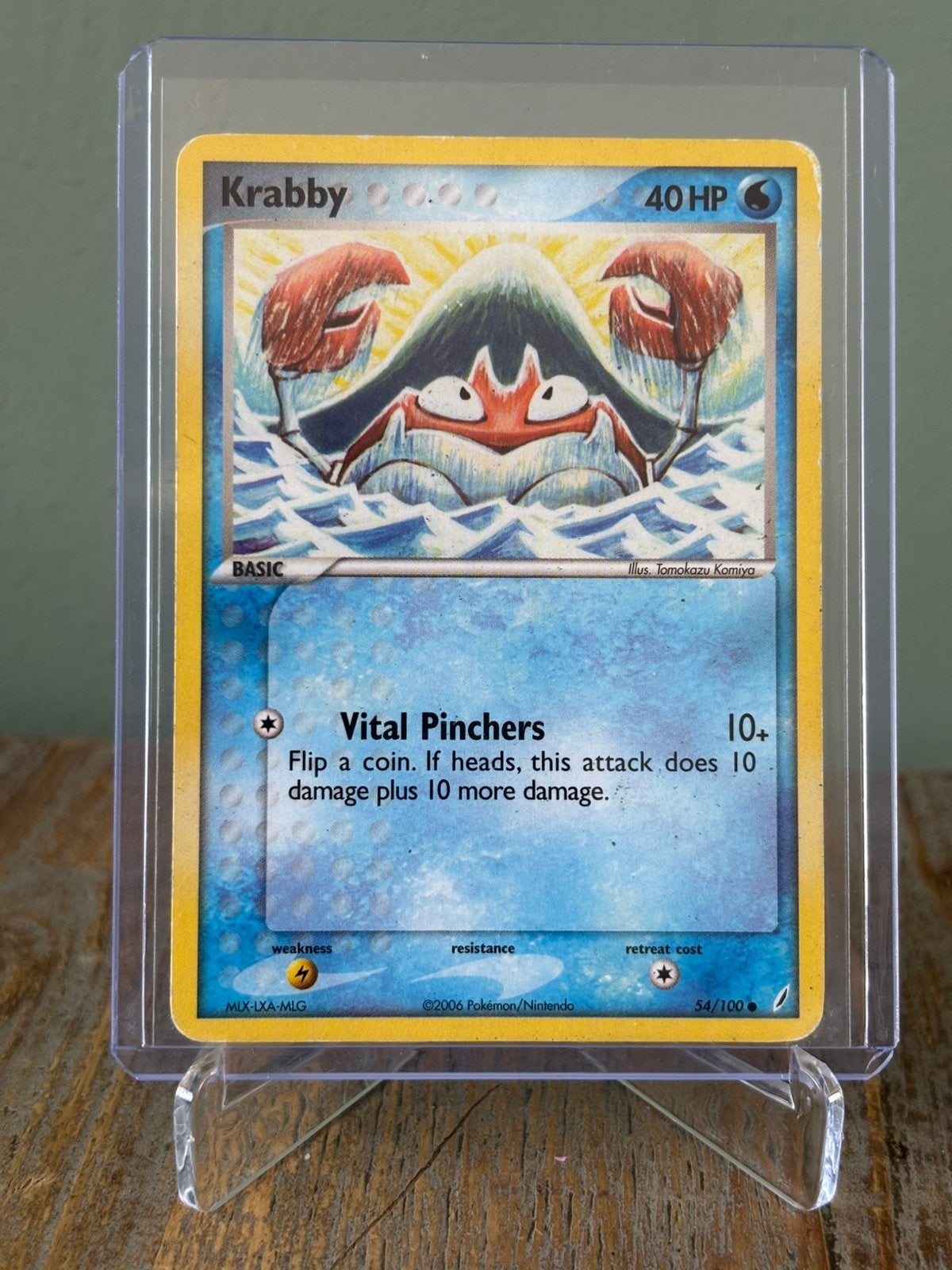 Krabby 54/100 Crystal Guardians, Ophalen of Verzenden, Losse kaart