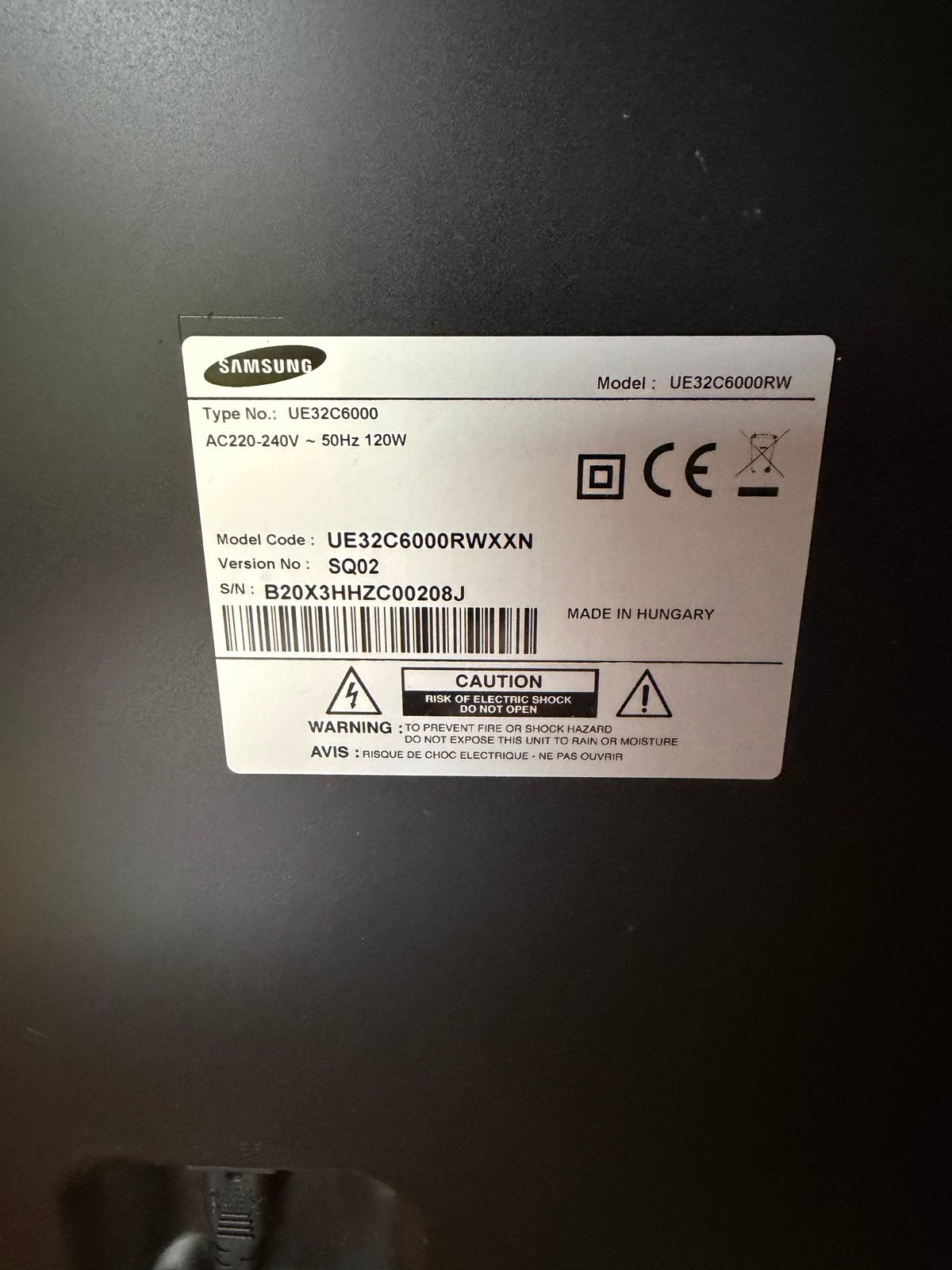 Samsung UE32C6000 LED TV - 32 inch Full HD, Audio, Tv en Foto, Ophalen, 50 Hz, 80 tot 100 cm, Samsung
