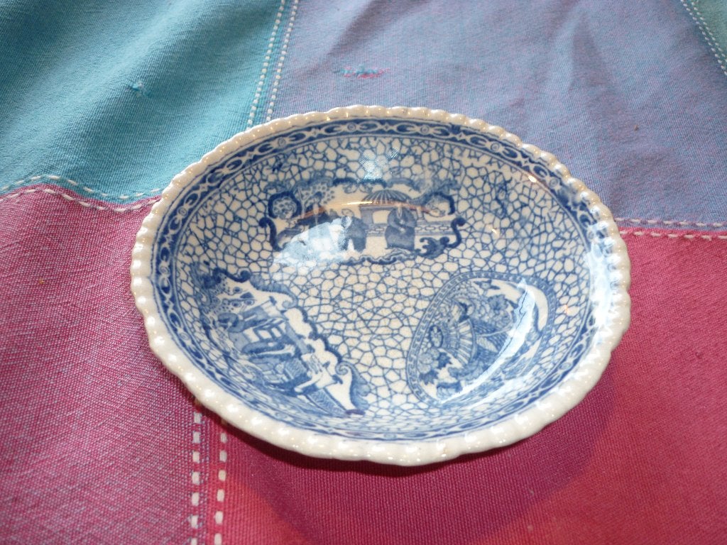 Antieke vintage William Adams met het Chinese bird patroon, Antiek en Kunst, Ophalen of Verzenden