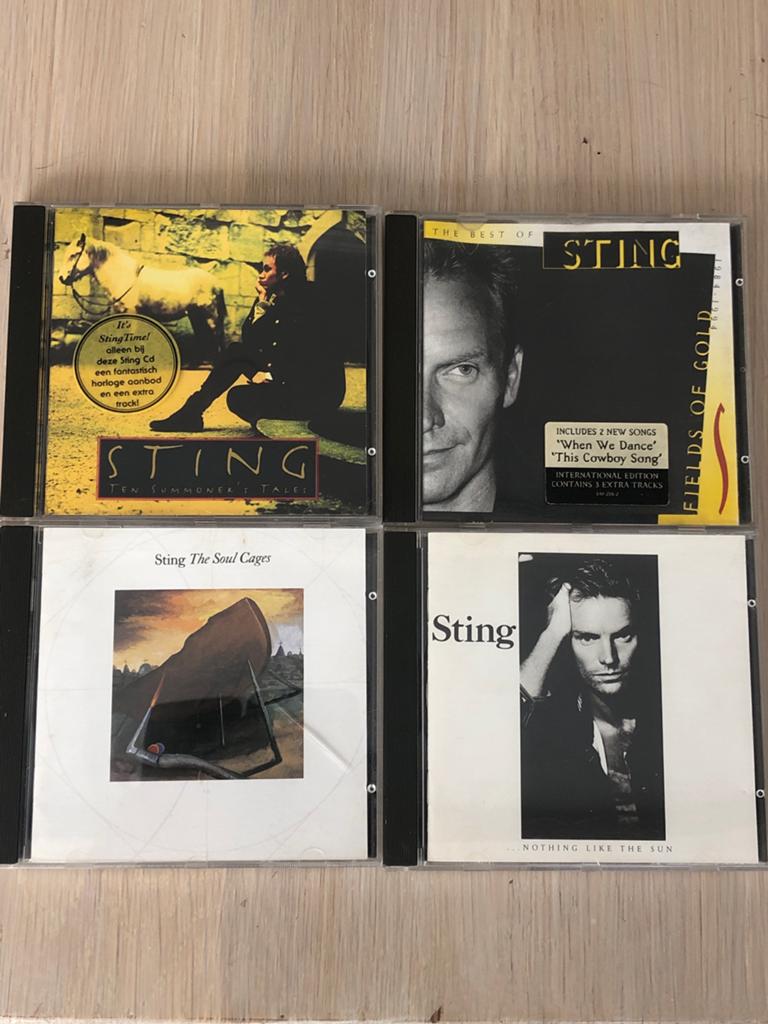 Sting CD collectie: 4 albums, waaronder 'Fields of Gold', Ophalen of Verzenden, Gebruikt