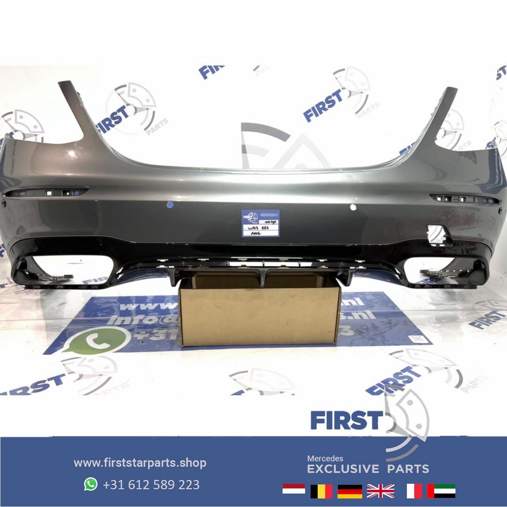 W213 E63 E63S AMG ACHTERBUMPER + DIFFUSER Mercedes E Klasse, Gebruikt, -, Ophalen of Verzenden, Achter