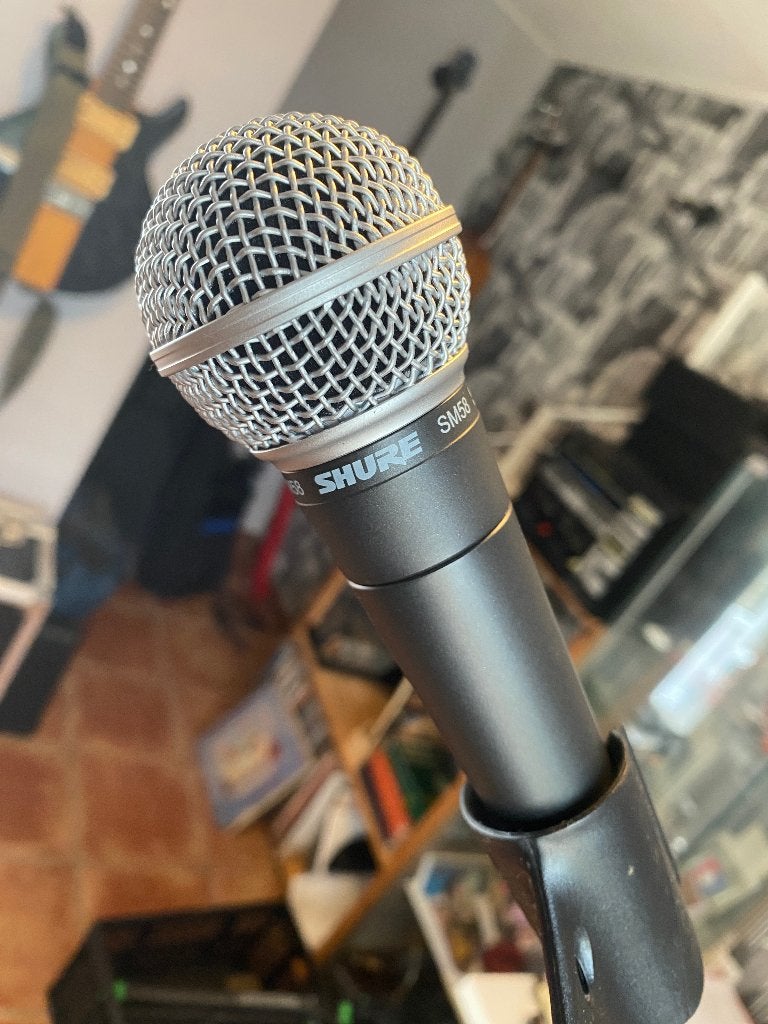 Zangmicrofoon Shure 58, Muziek en Instrumenten, Ophalen, Zo goed als nieuw, Zangmicrofoon