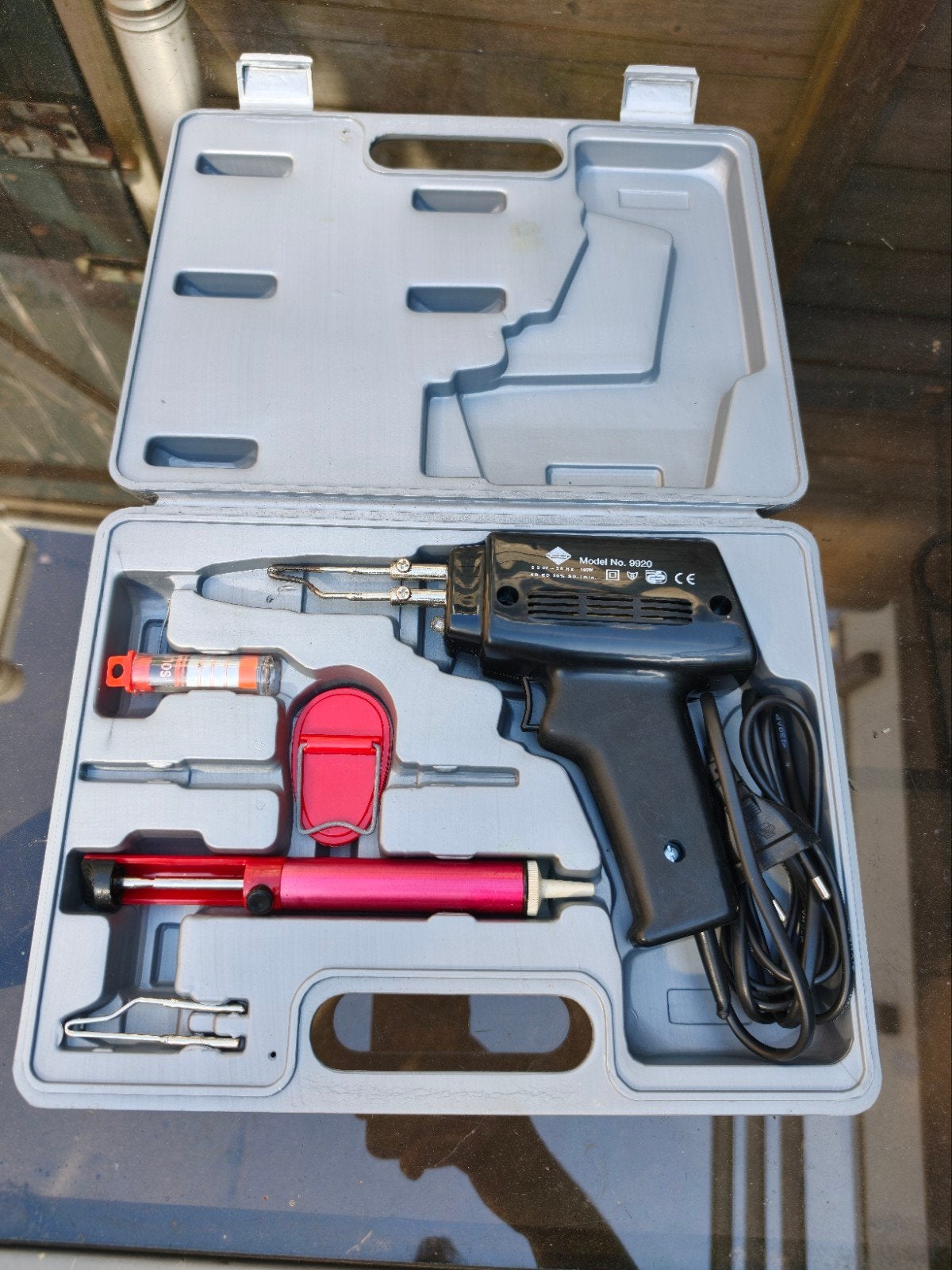 Soldeerbout set met koffer en toebehoren, Ophalen of Verzenden