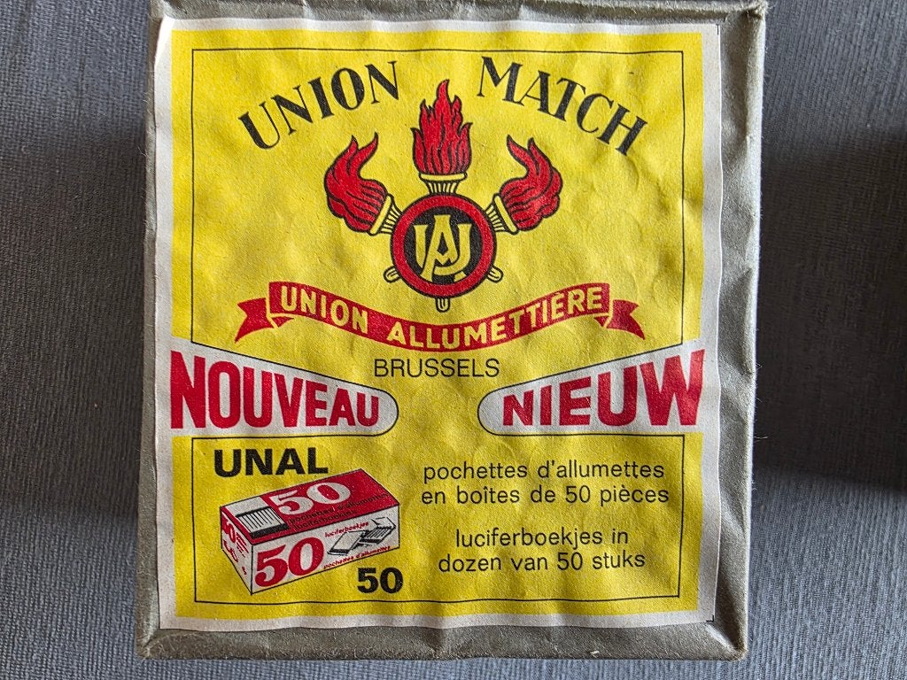 Union Match lucifers, Ophalen of Verzenden, Nieuw, Luciferdoosjes of -merken