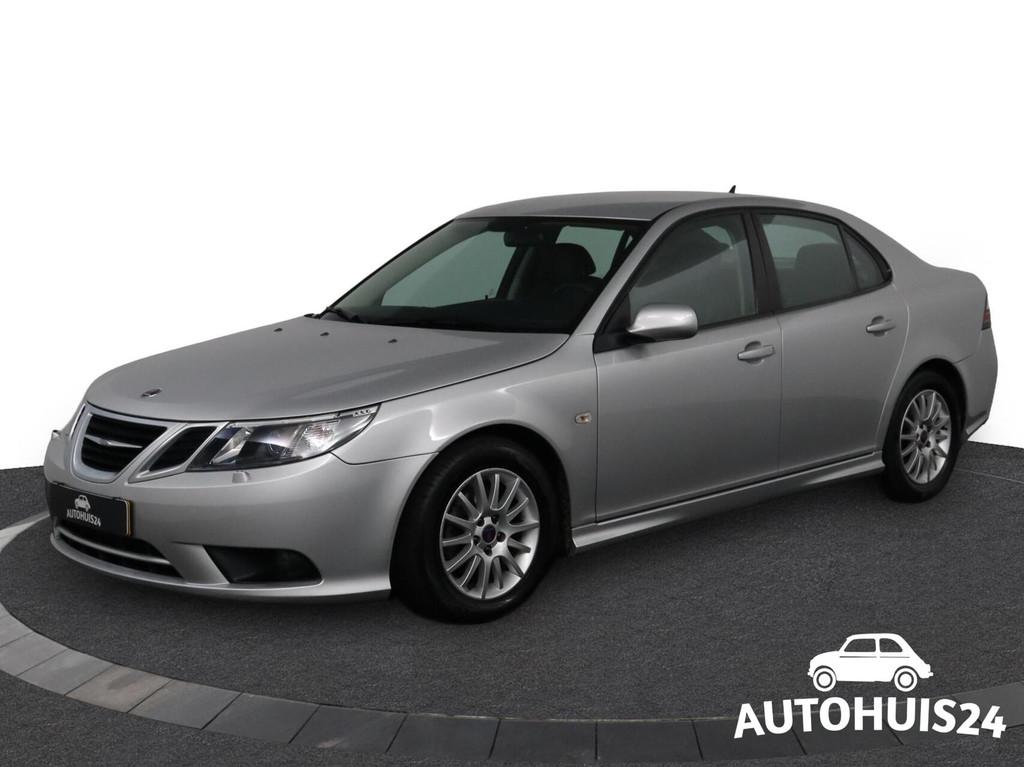 Saab 9-3 Sport Sedan 1.8t Linear MY2011 AUT|1-EIG|LEDER|XENO, Auto's, Saab, 1998 cc, Gebruikt, Zwart, 4 cilinders