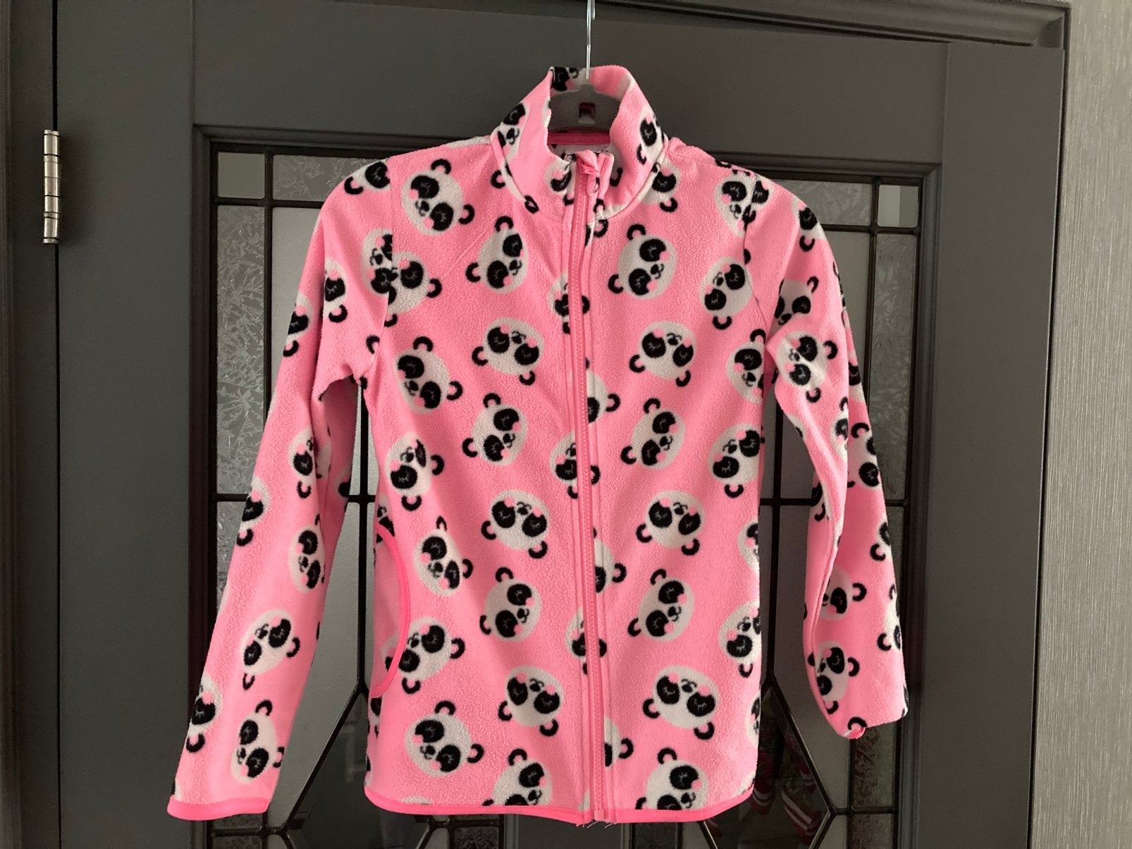Fleece vest panda print maat 134/140, Kinderen en Baby's, Kinderkleding | Maat 134, Ophalen of Verzenden, Zo goed als nieuw, Meisje