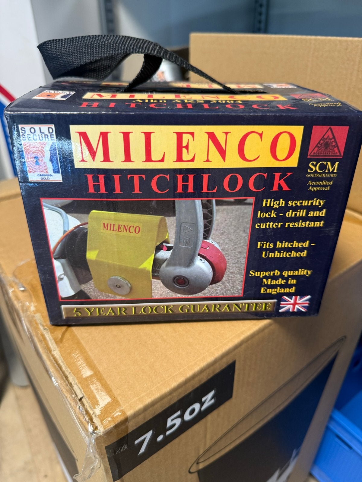 Milenco Alko AKS 3004 Koppeling Hitchlock SCM Goedgekeurd, Ophalen, Nieuw