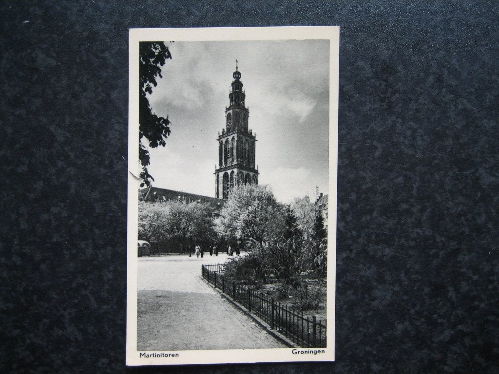 GRONINGEN Martinitoren A, Ophalen of Verzenden, 1940 tot 1960, Groningen